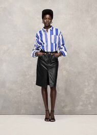 Painted Stripe Oversized Shirt